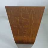 Scandinavian coffee table in curved wood 1970