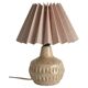 Mid-Century Modern Brown Speckled Stoneware Table Lamp by EGO, Sweden 1960s