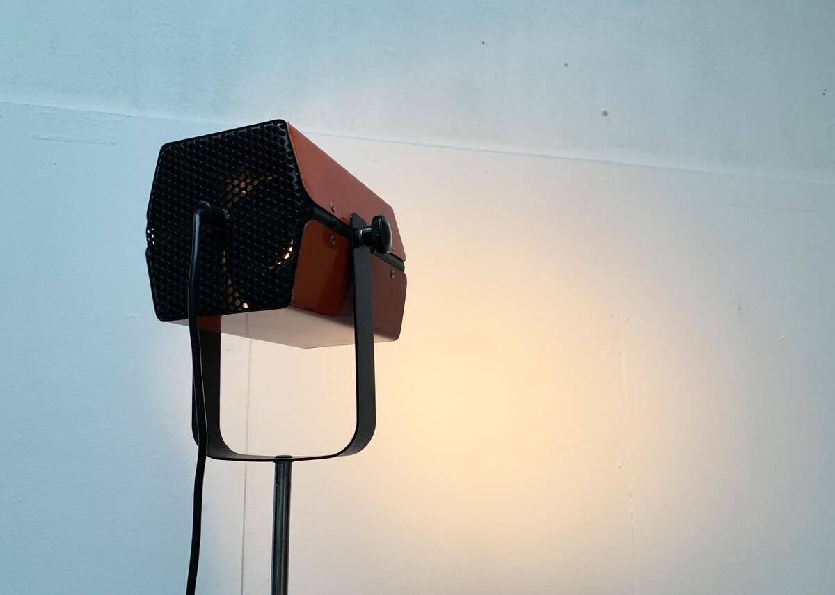 Vintage Swedish Space Age floor lamp by Alda.