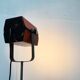 Vintage Swedish Space Age floor lamp by Alda.