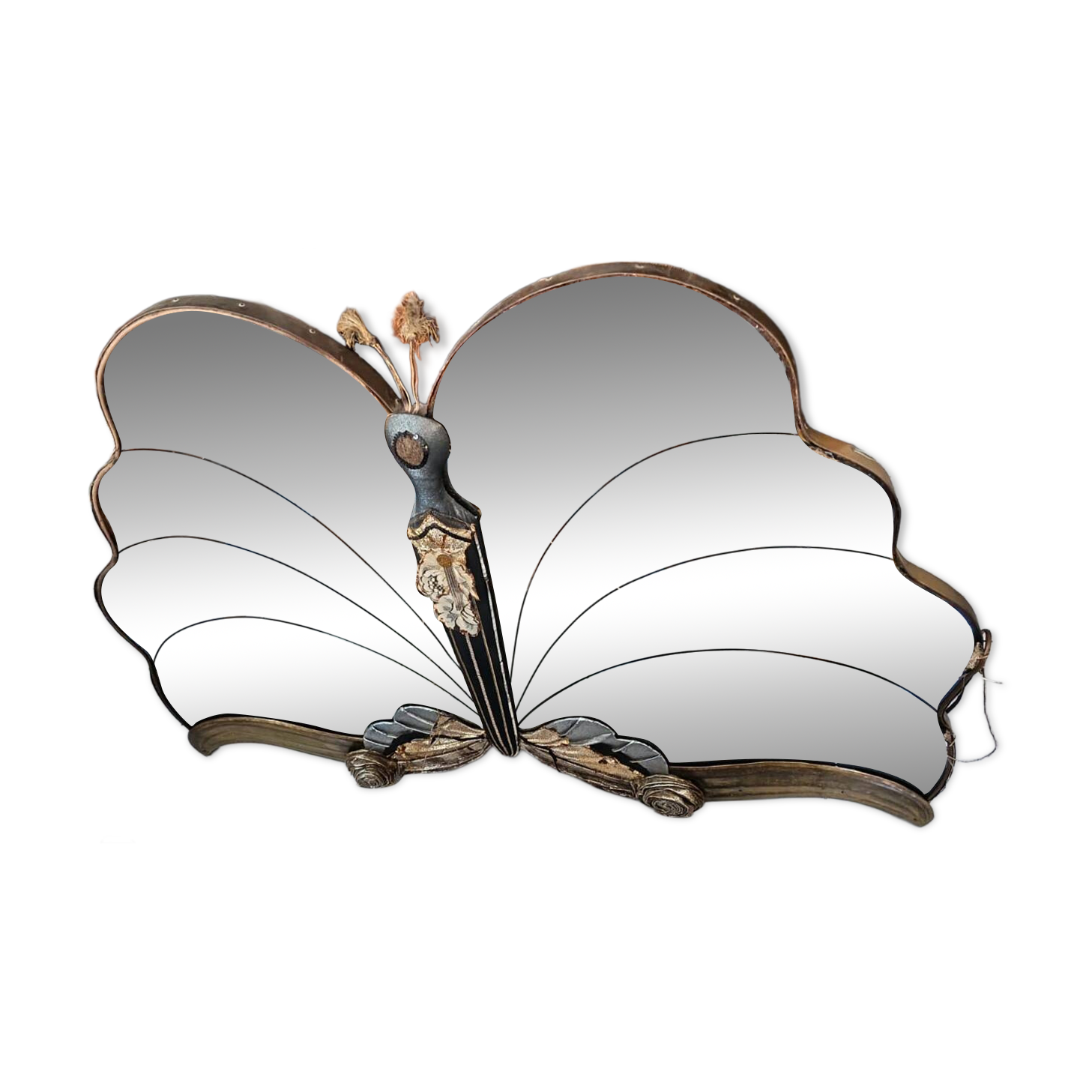 Miroir papillon 1970