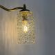 PAIR OF VINTAGE BUBBLE GLASS WALL LIGHTS