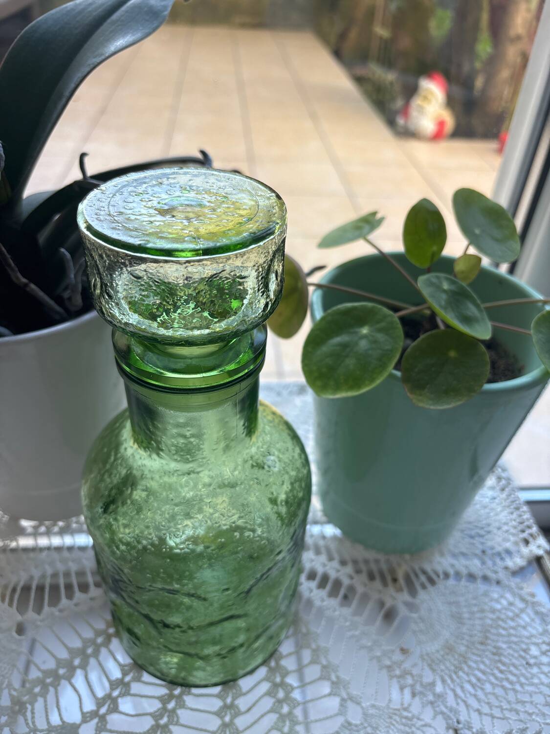 Vintage glass carafe