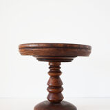 Vintage turned wooden fruit cup