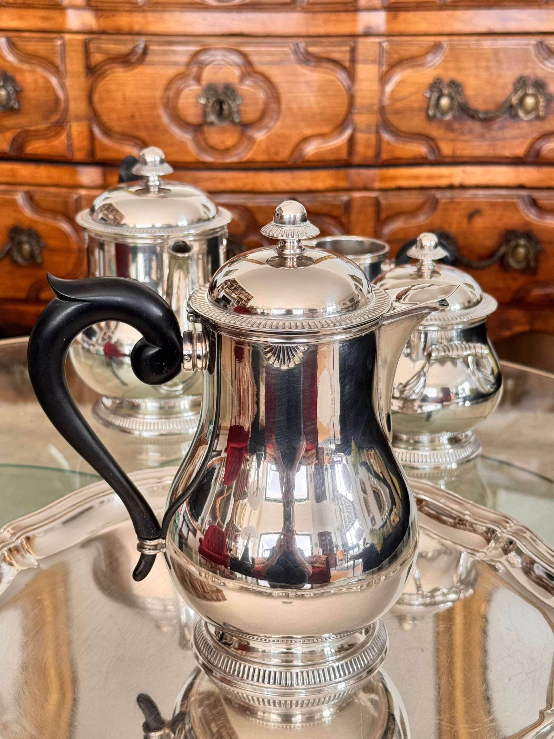 Antique Ercuis tea and coffee set from the 1960s