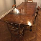 Louis xv style oak table