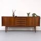 Vintage Sideboard in Teak with Drawers and Sliding Doors, 1960s