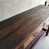 Old workbench with 2 large drawers
