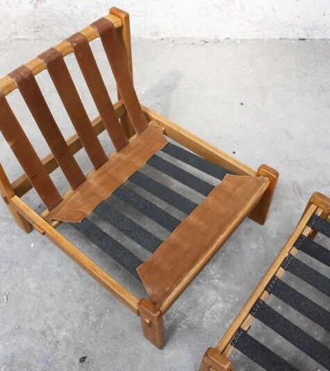 Fauteuil vintage en chêne