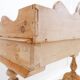 Antique English Pine 2 Drawer Desk - 1950s