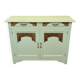 Wooden buffet in a revamped Art Deco style