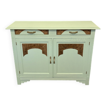 Buffet en bois style Art Déco relooké