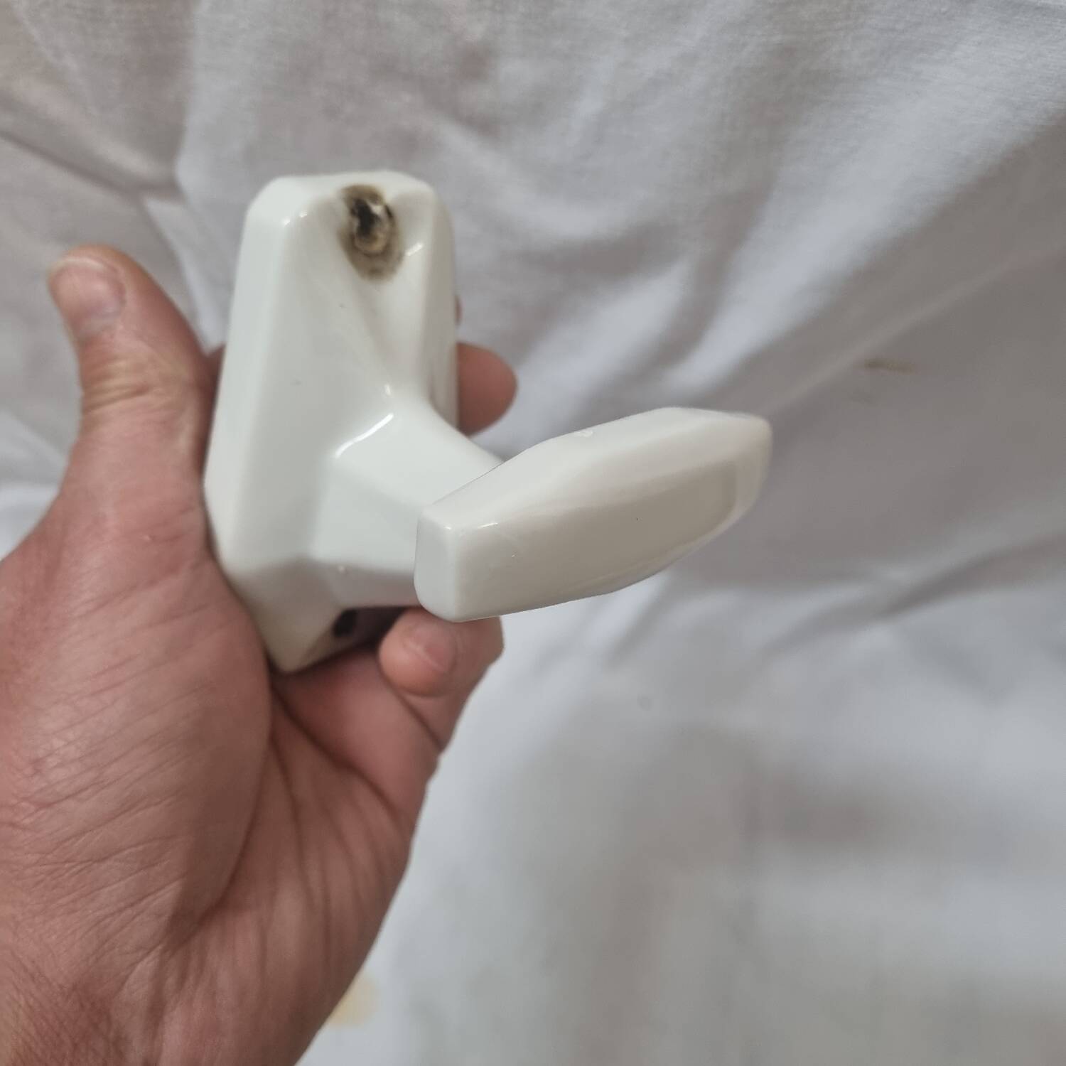 Art Deco porcelain coat rack