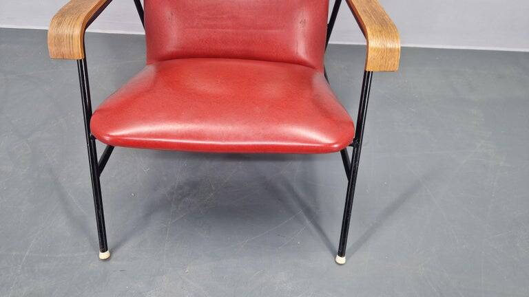 Rare Midcentury Easy Armchair, Sweden, 1960s