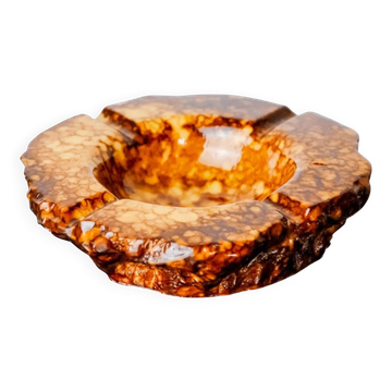 Faux alabaster ashtray by Romano Bianchi, Italy, 1970s