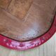 Vintage Bow-Wood chair by Steiner - red seat and dark wood