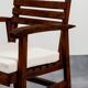 Oak armchair from the 50s with Lelièvre buckle cushion