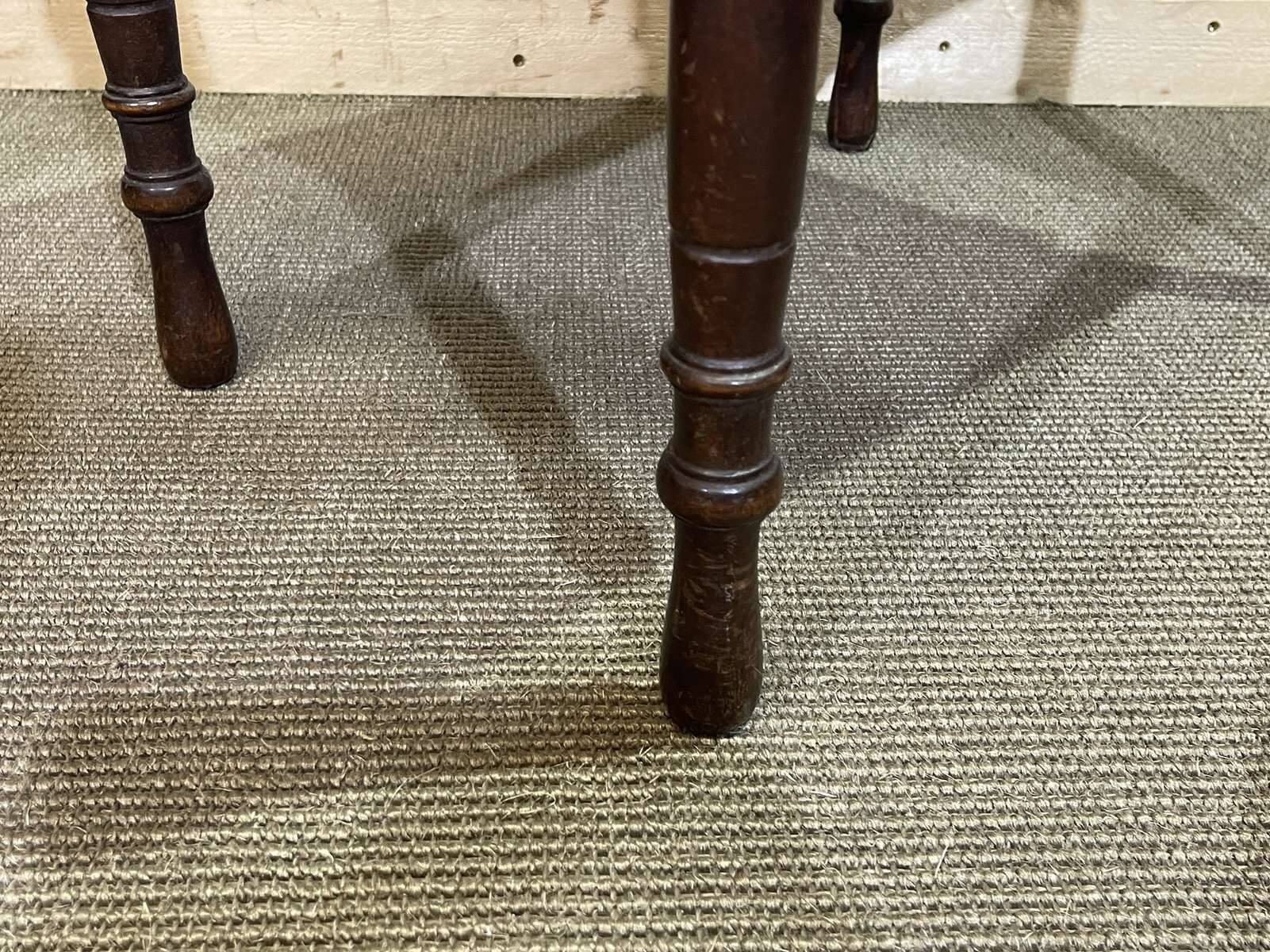 1930s English piano stool