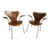 2 chaises Série 7 à accoudoirs (3207) par Arne Jacobsen – Fritz Hansen