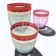 Ensemble de 3 Vases/Pots Chopard Vintage – Cristal et Or Fin