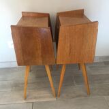 Pair of bedside feet compass 1960