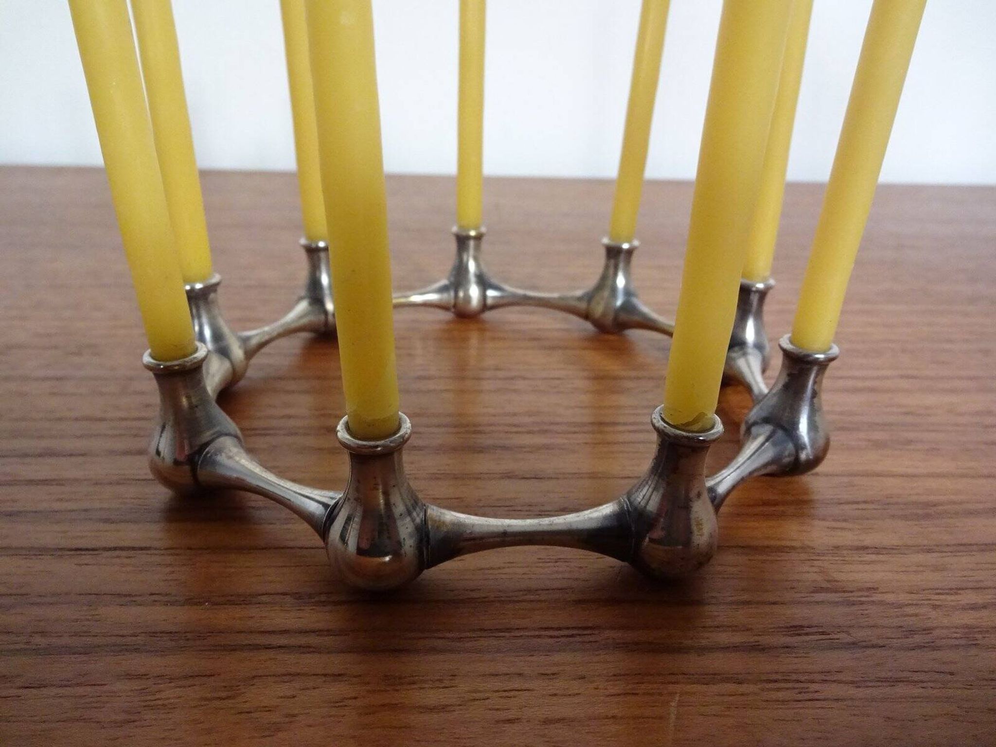 Silver-Plated Brass Candleholder by Jens Quistgaard, 1960s