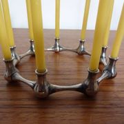 Silver-Plated Brass Candleholder by Jens Quistgaard, 1960s