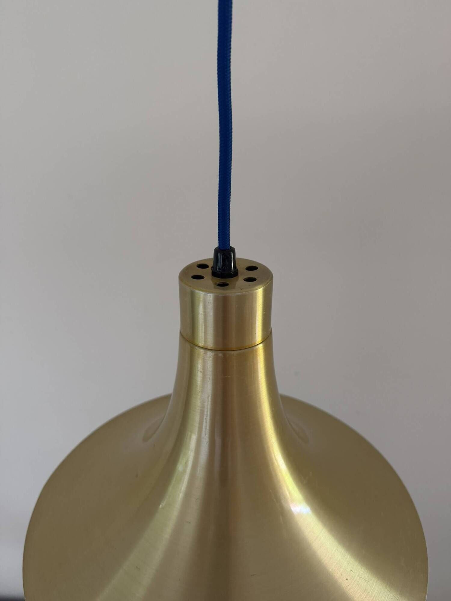 Vintage Danish design lamp in style of Semi pendel - Golden space age lamp