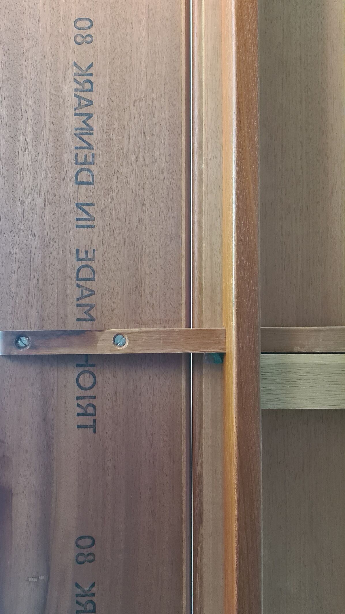 Vintage teak Danish Design adjustable table by Trioh Denmark .