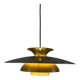 Vintage Danish gold pendant - Louis Poulsen style - Danish design lamp