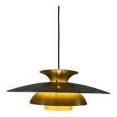 Vintage Danish gold pendant - Louis Poulsen style - Danish design lamp
