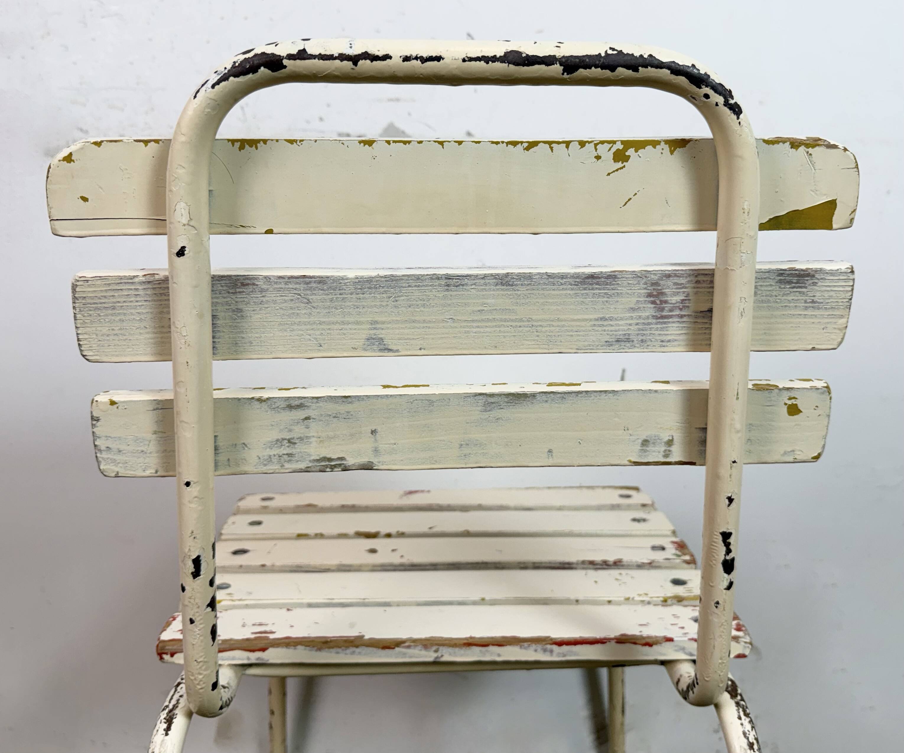 Vintage Beige Industrial Chair, 1960s