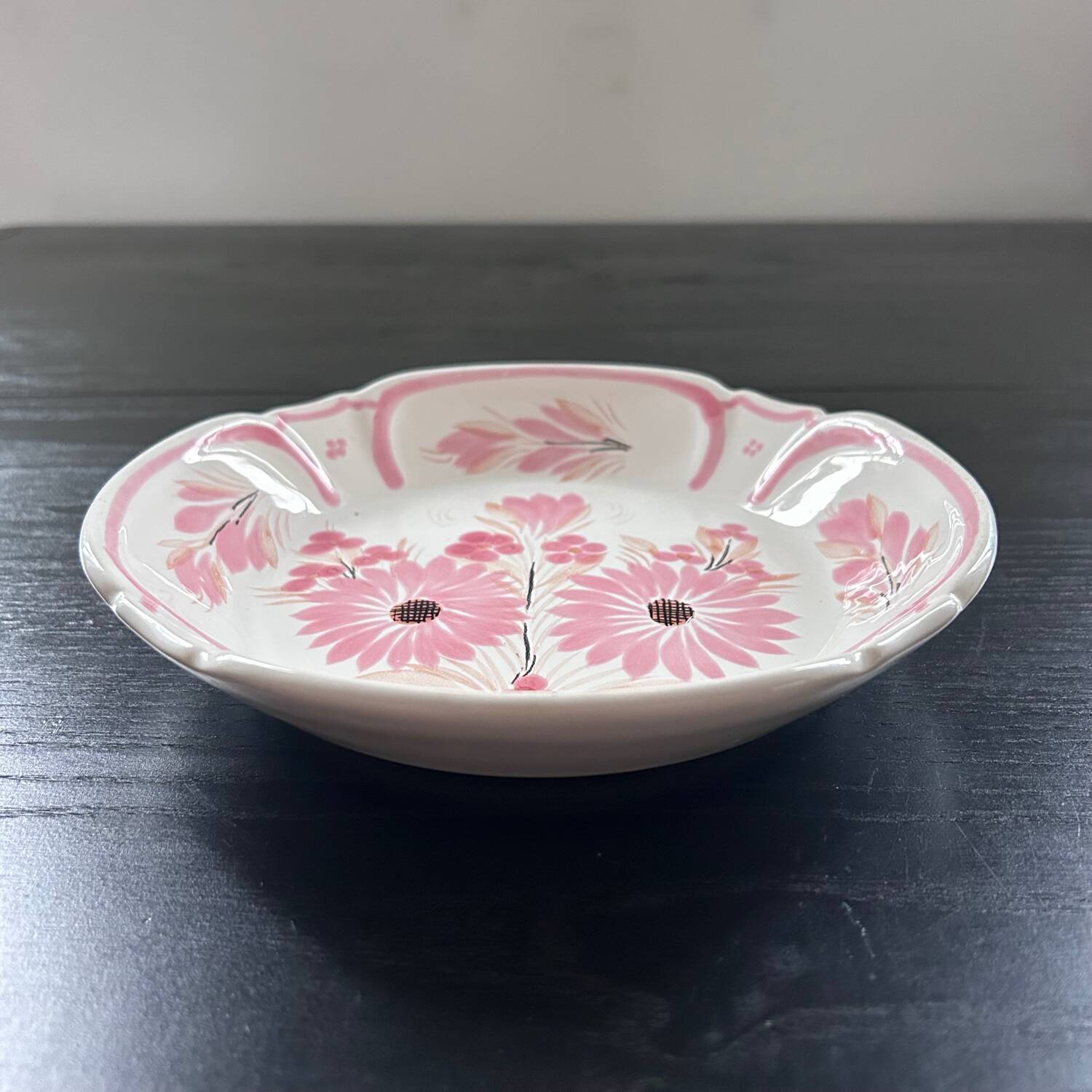 Hollow dish signed HB Quimper