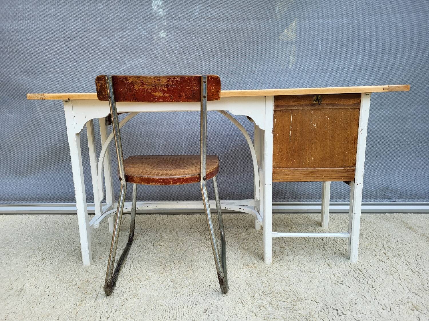 Bureau enfant Baumann et chaise Bauhaus