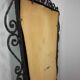 Ornamental wrought iron mirror MOKO Prague, Czechoslovakia, mid-20th century