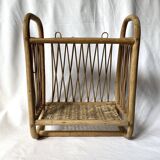 Rattan-wicker shelf