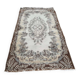 Tapis turc vintage fait main 118x220 cm