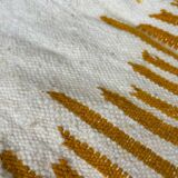 Kilim Berber Rug • Ochre Yellow Pattern