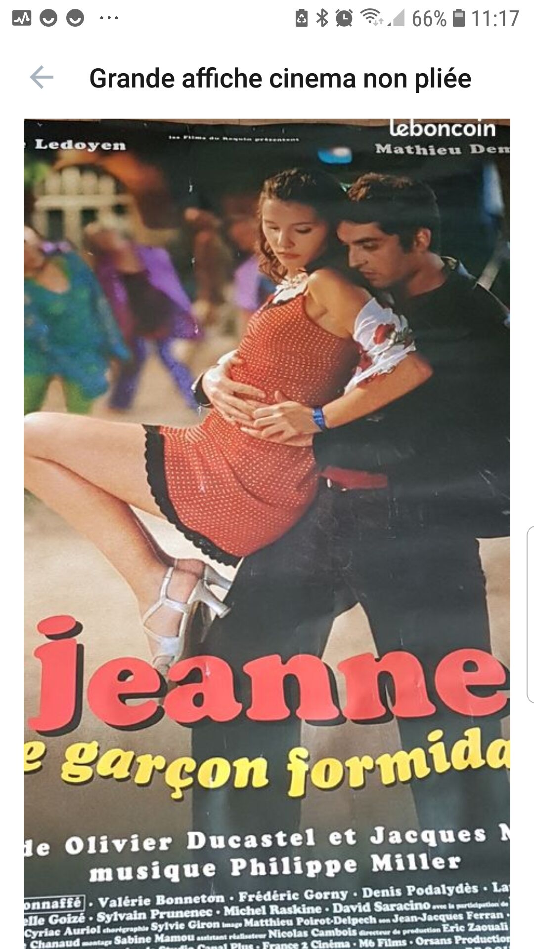 Vintage cinema poster 173 x 120 cm