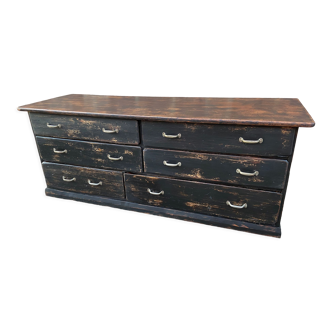 Haberdashery counter with drawers 1900