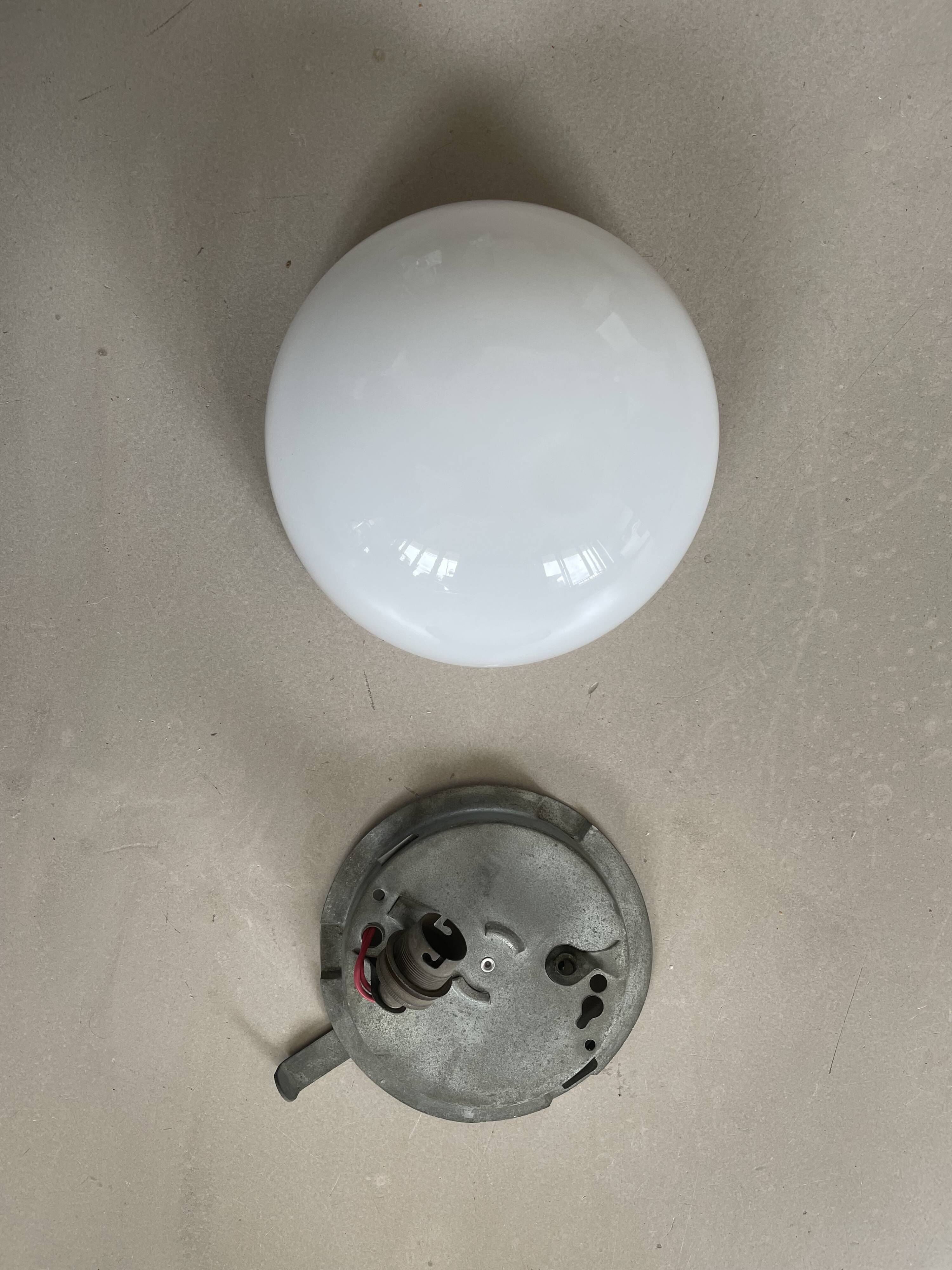 Ceiling light, Old opaline wall light