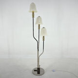 Italian Chrome & Murano Glass 'Magic Mushrooms' Floor Lamp, 1970's