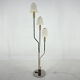 Italian Chrome & Murano Glass 'Magic Mushrooms' Floor Lamp, 1970's