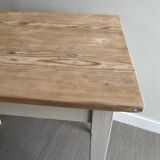 Old weathered wooden table