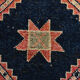 3x9 Somon Red & Dark Blue Hallway Runner Rug