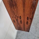 Scandinavian rosewood and chrome sideboard, 60s