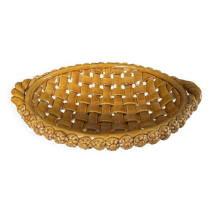 corbeille en barbotine