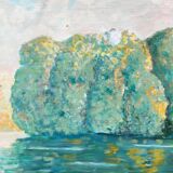 Tableau la Seine au soleil