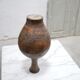Vintage glazed terracotta jar