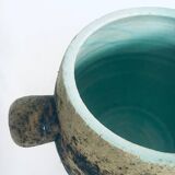 Brutalist Dutch Art Ceramic Pot by Pieter Groeneveldt, Netherlands, 1960s